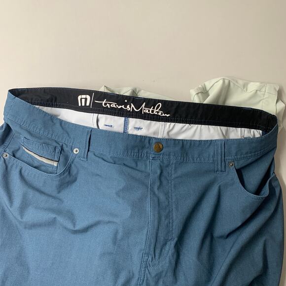 Travis Mathew Shorts Men 40 Gray Blue 1 Short 1 Board Short Lot of 2 * - Picture 2 of 11